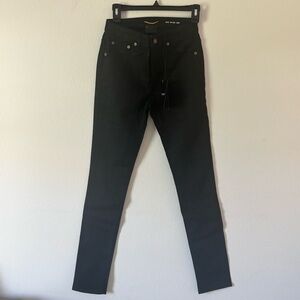 Womens NEW Saint Laurent Paris Black Skinny Jeans Women’s Size 26 NWT
